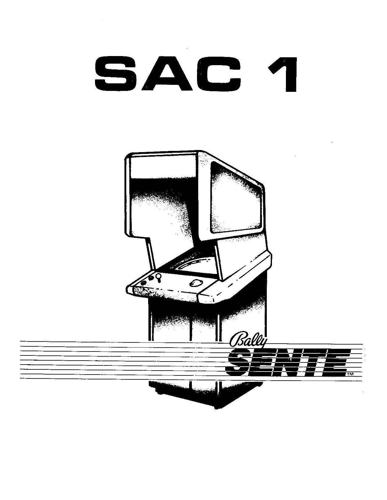 SAC-1 (Bally Cabinet) (Op-Parts-Schem) (U)