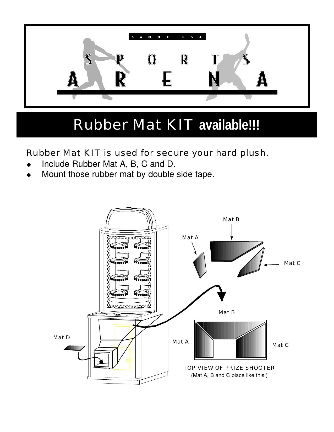 SA Rubber Mat mounting instruction.pub