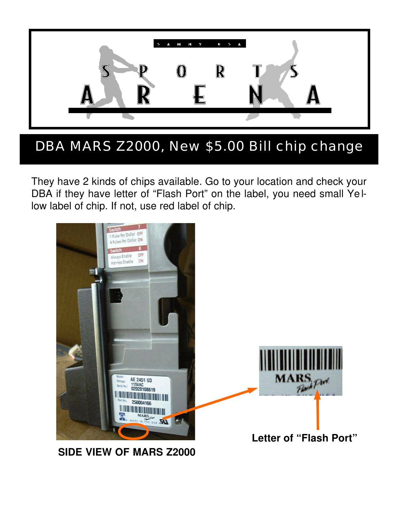 SA Mars DBA chip exchange instruction.pub