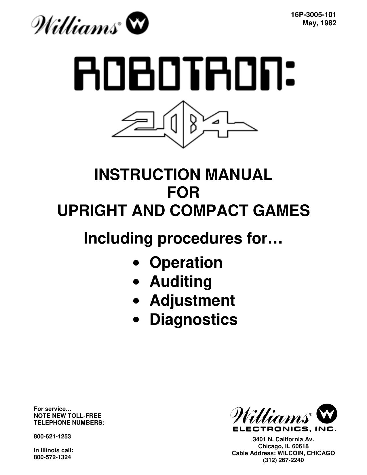 Robotron (May 82) (Instructions) (U)