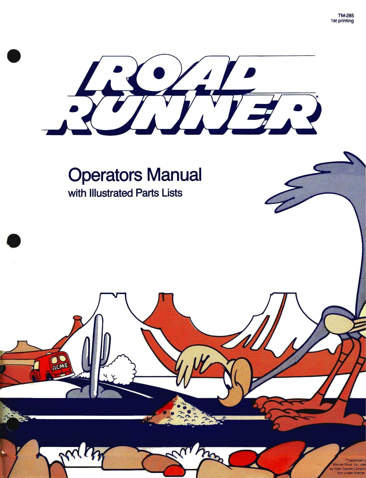 Road Runner TM-285 1st Printing