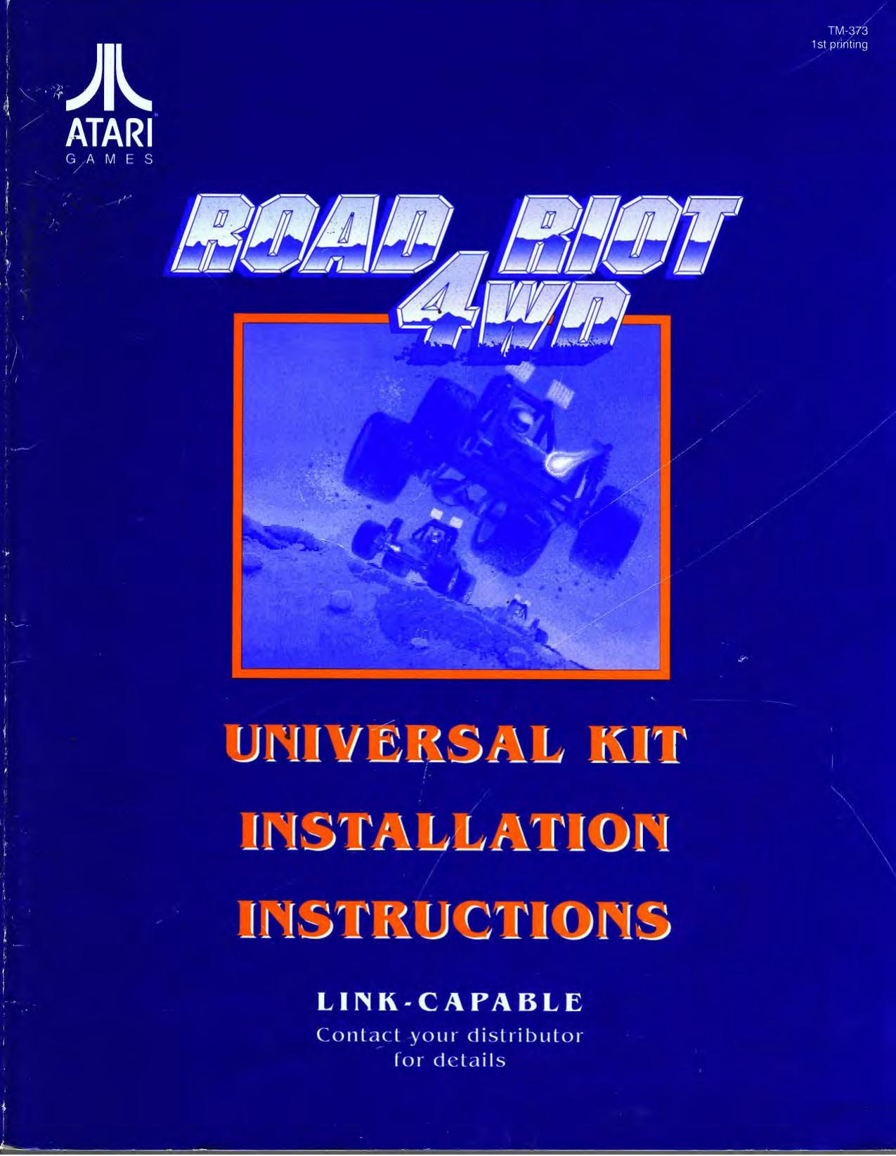 Road Riot 4WD Universal Kit TM-373 1st Printing