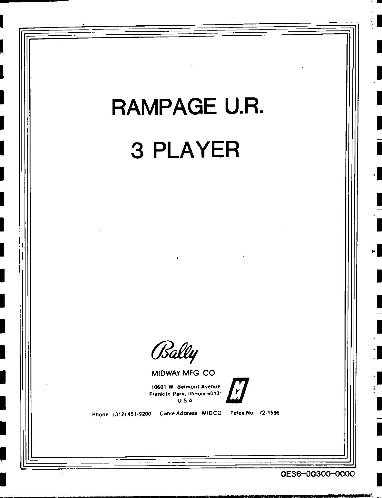 Rampage Manual