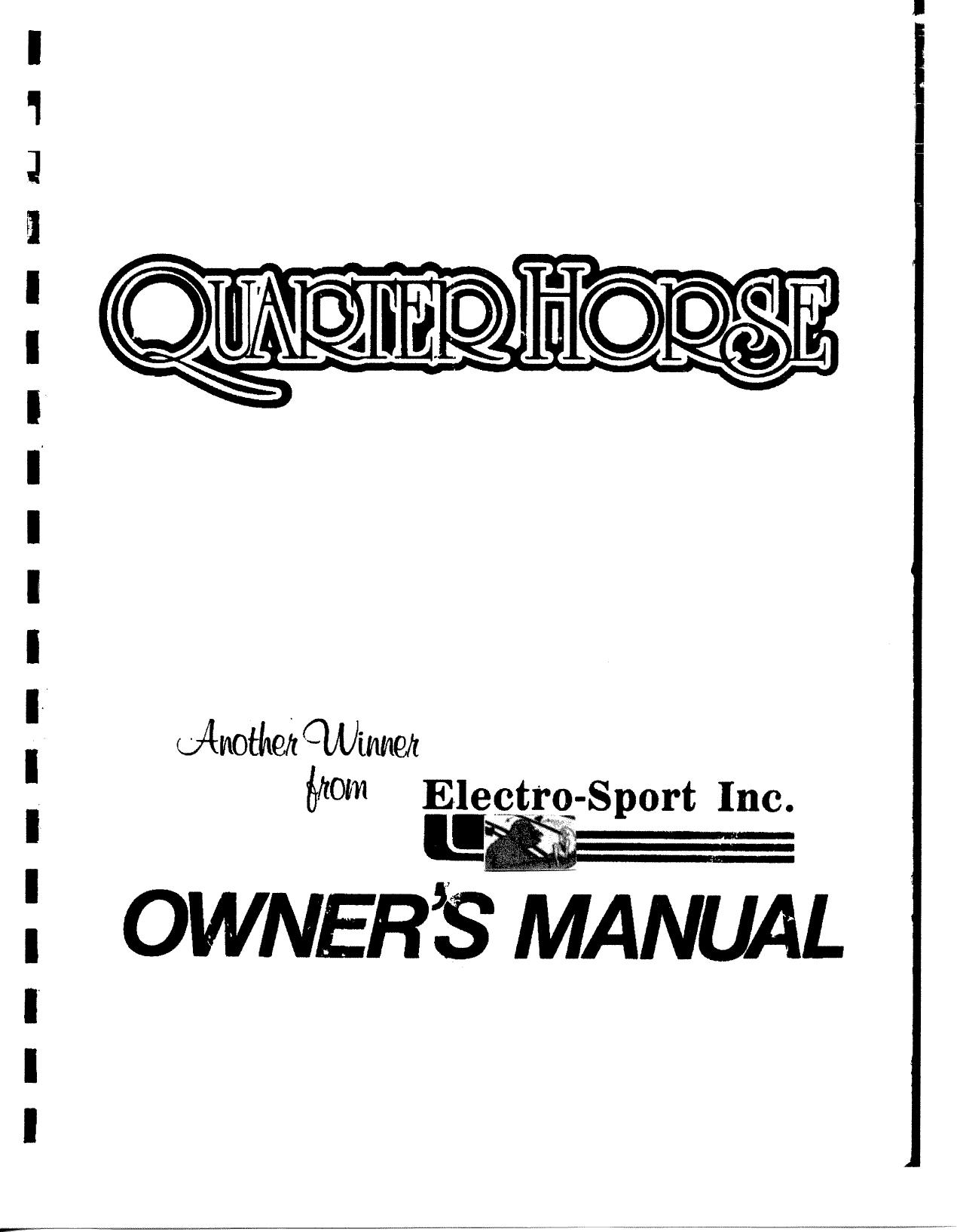QuarterHorse Manual