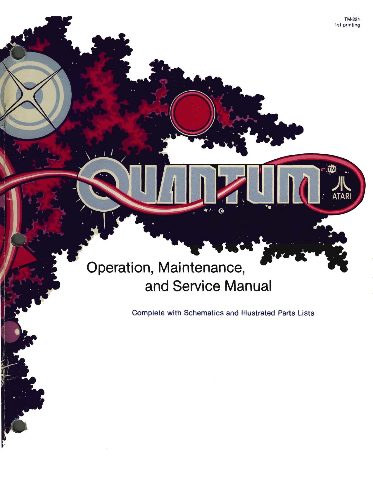 Quantum TM-221 1st Printing