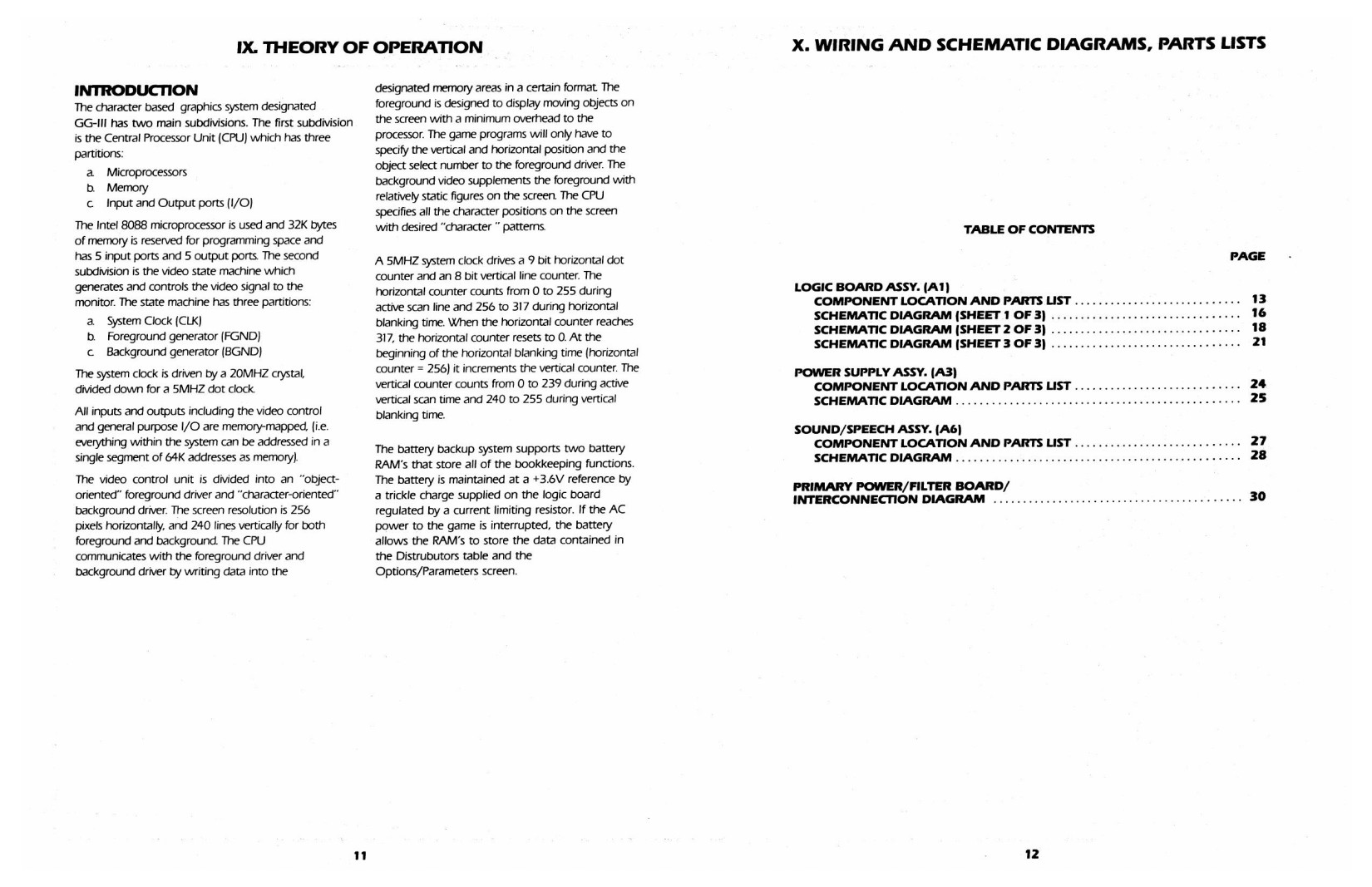 Q-Bert Schematics 11x17