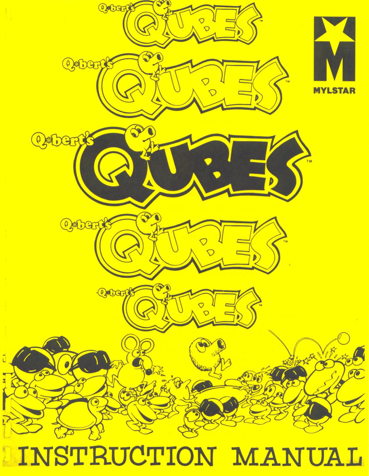 Q*Bert's Qubes Instruction Manual