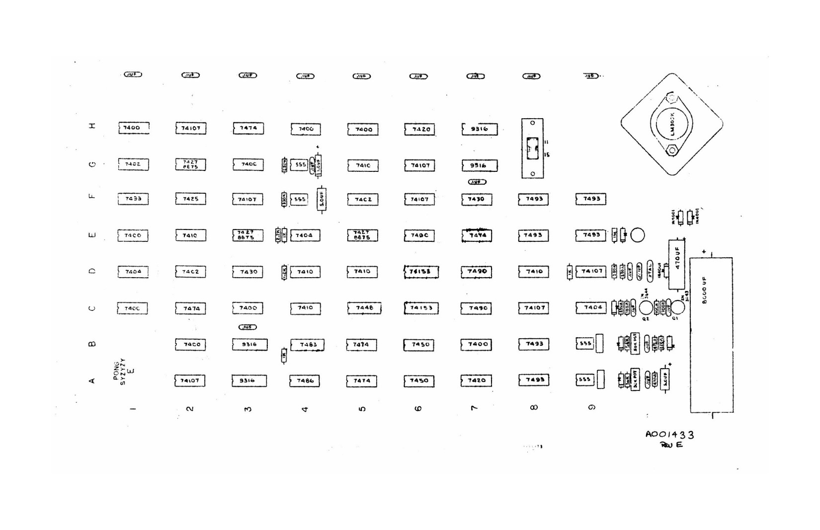 Pong Schematics