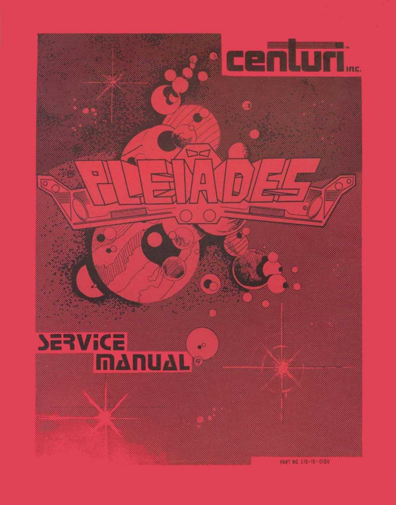 Pleiades Service Manual (370-10-0100)