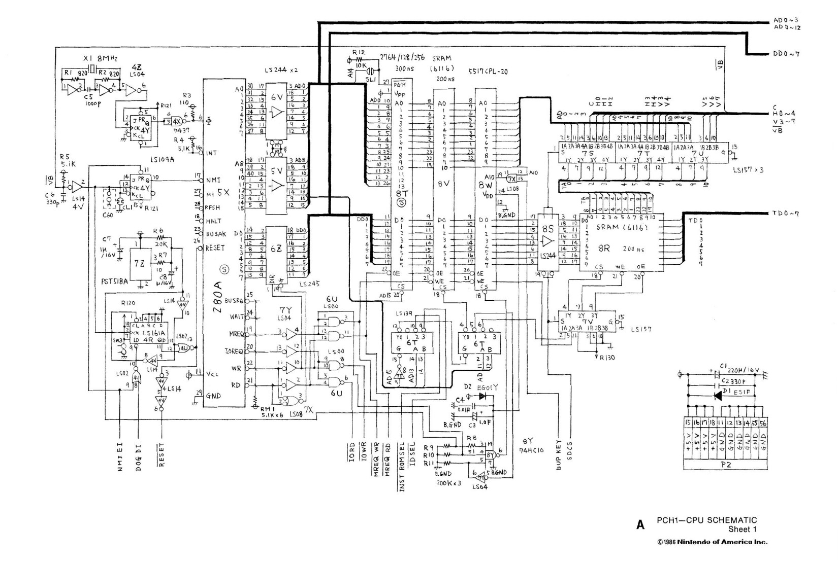 Playchoice 10 Schematics