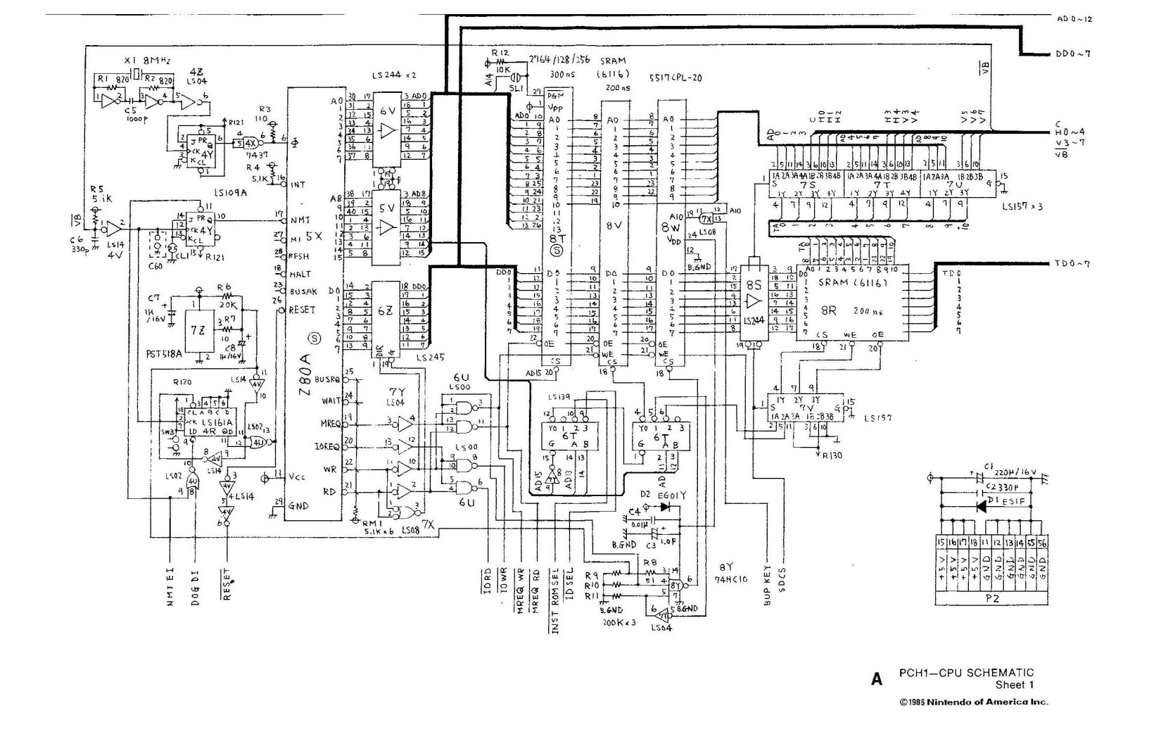 Playchoice 10 (Schematics) (U)