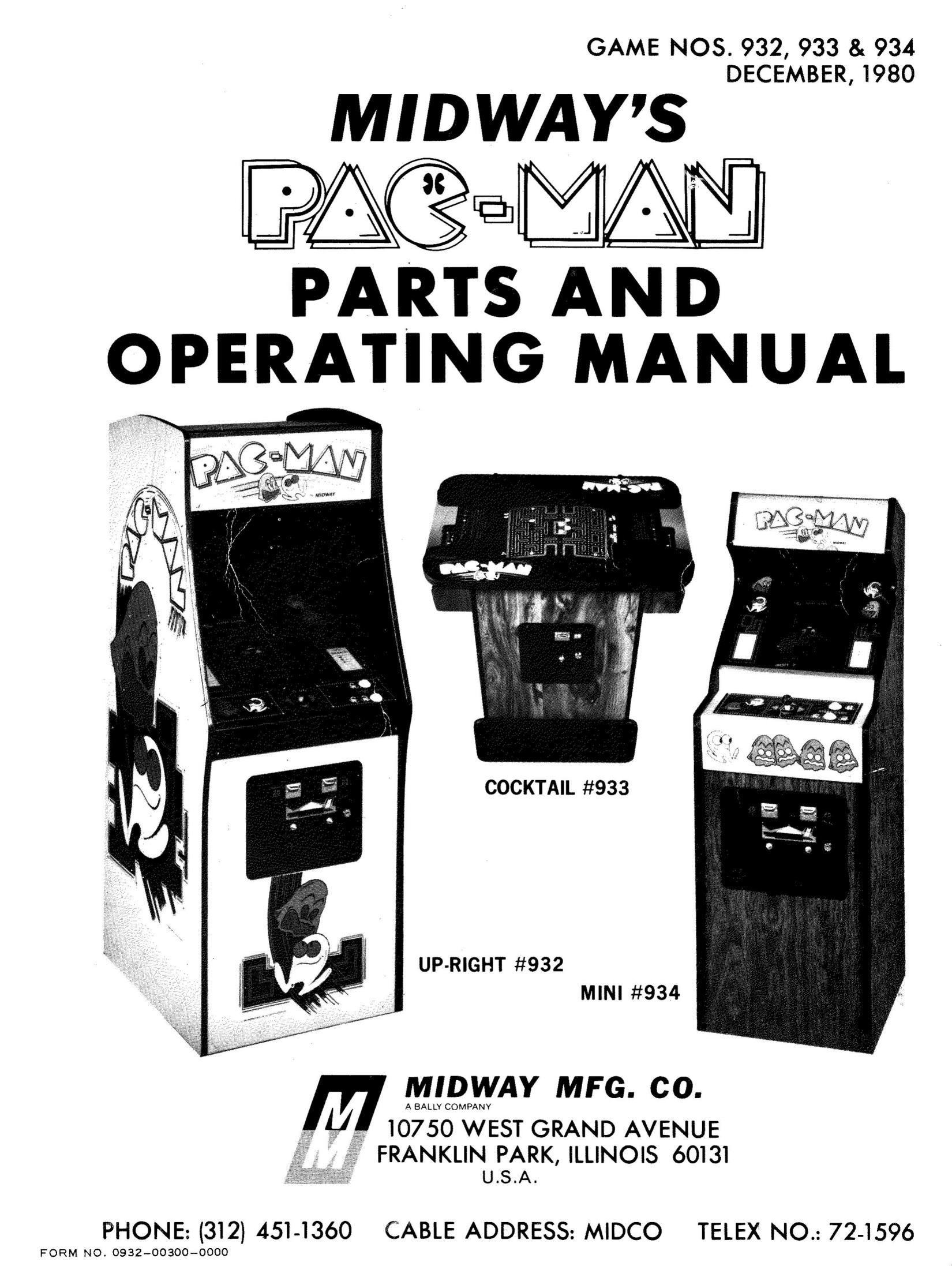 Pac-Man (Parts & Operating) (U)