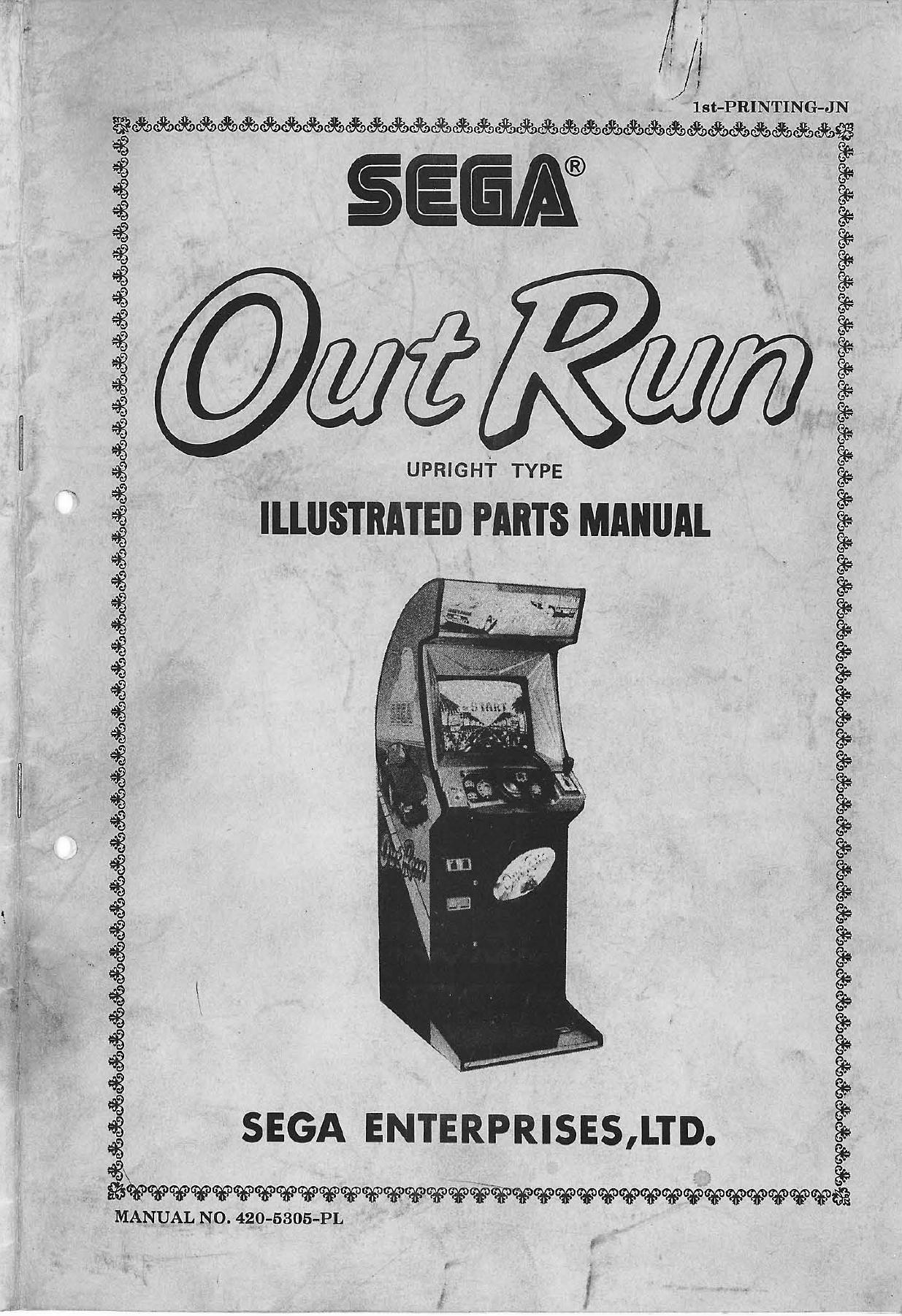 Outrun Upright Parts Manual