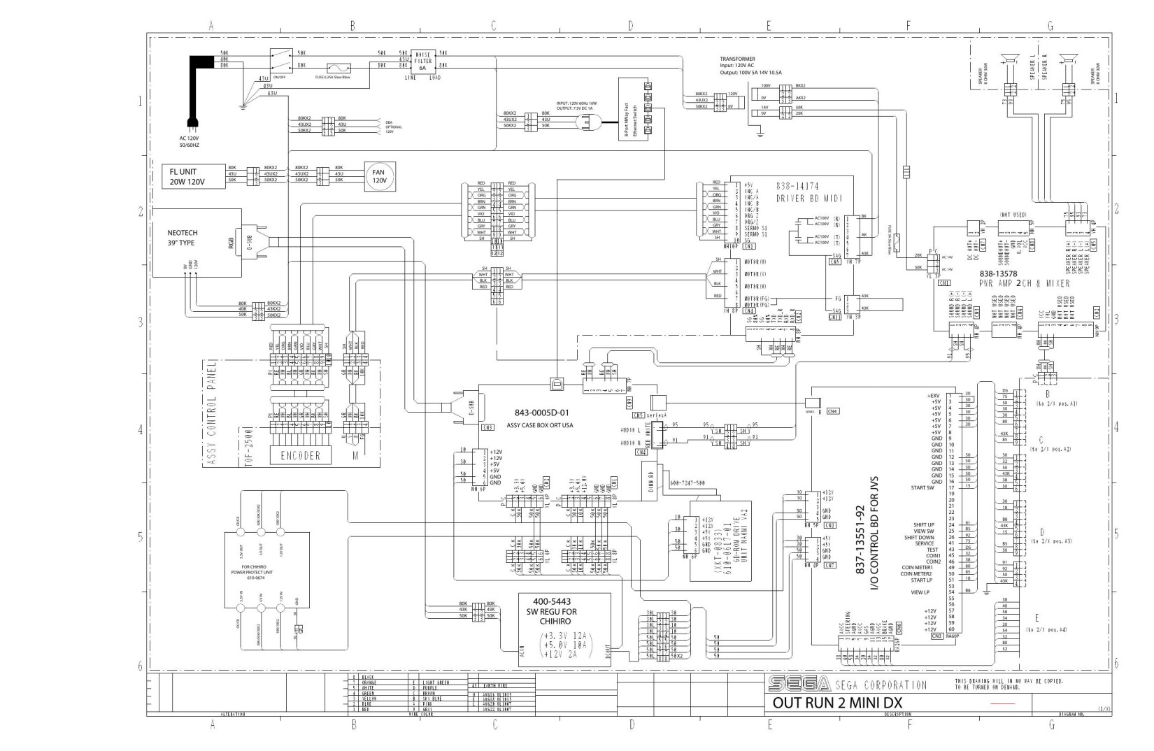 Outrun 2 DLX Wiring Diagrams