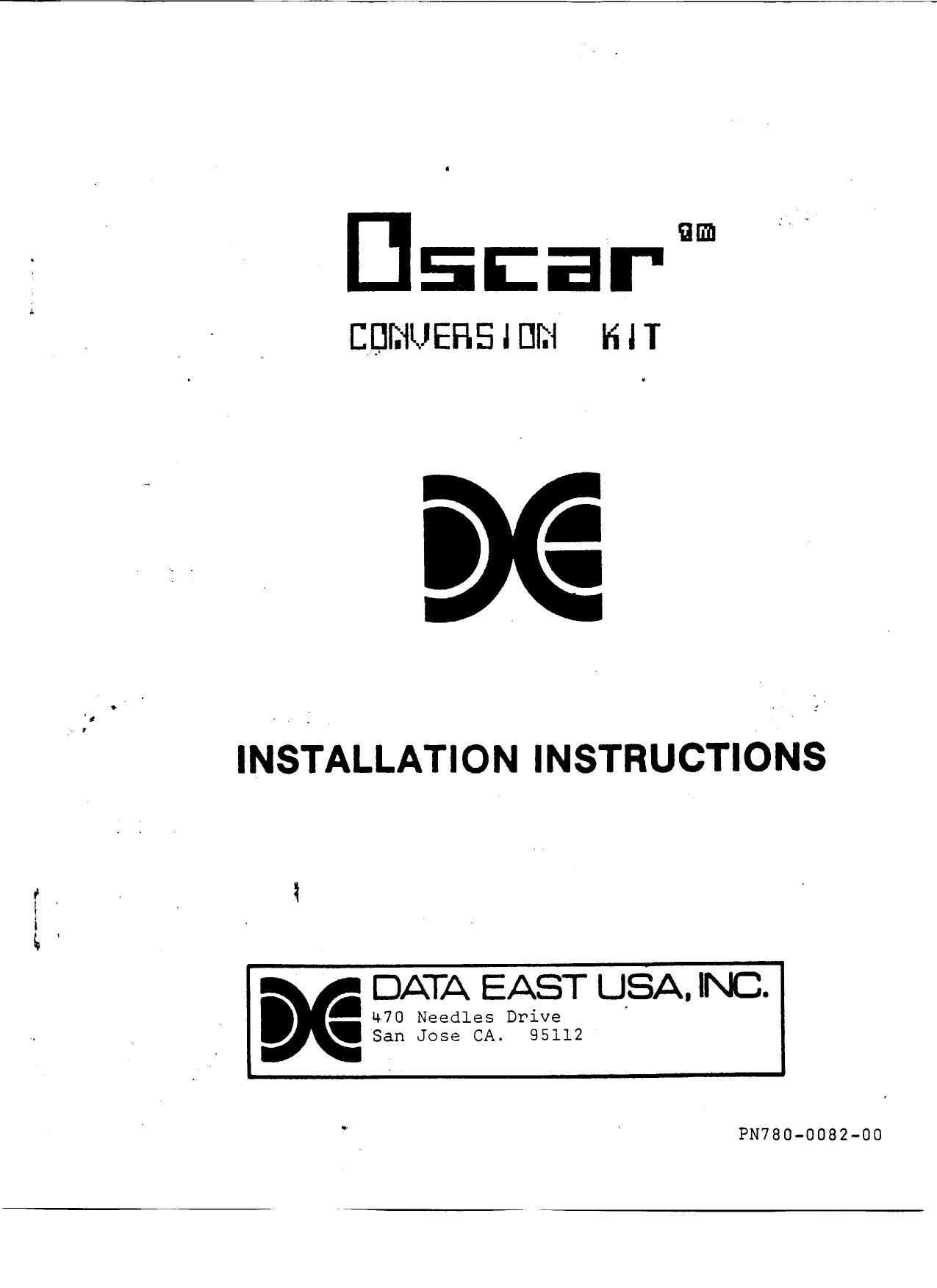 Oscar (Conversion Kit Install Ins) (U)