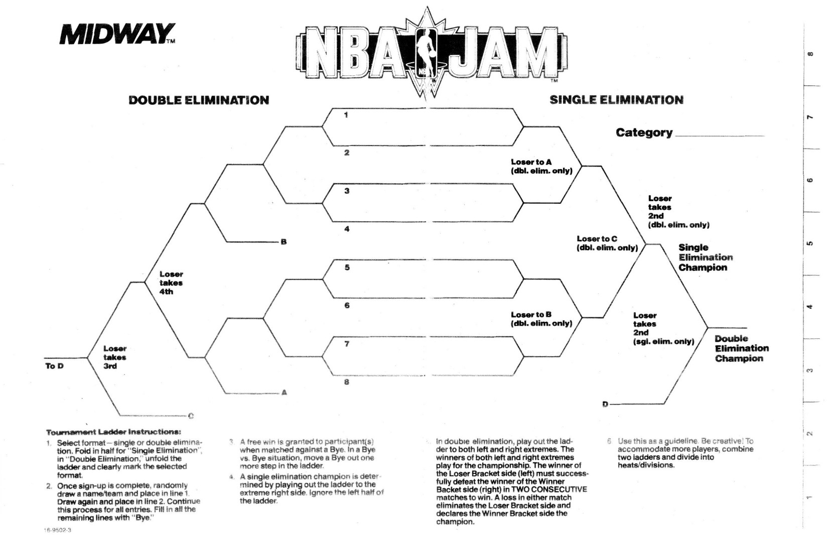 NBA Jam Tournament Bracket