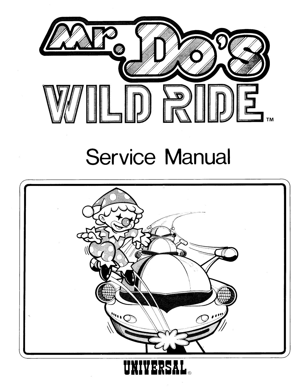 Mr. Do's Wild Ride (Service) (U)