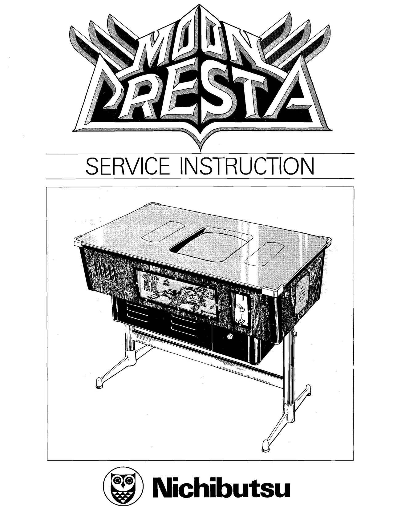 Moon Cresta Service Manual (Nichibutsu)