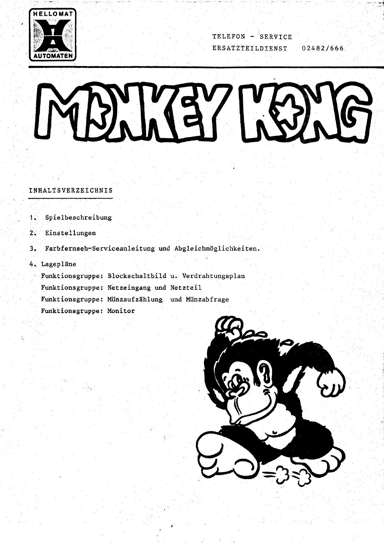 Monkey Kong (Deutsch)