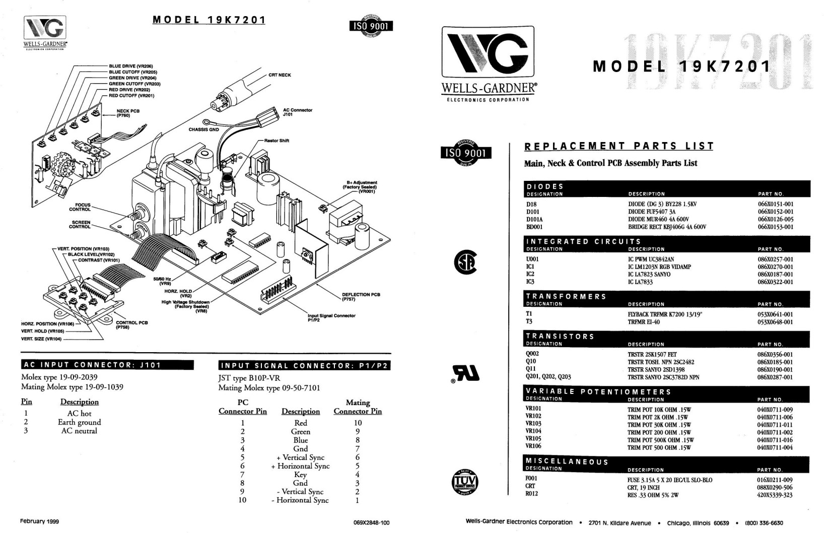 Wells-Gardner 19k7201