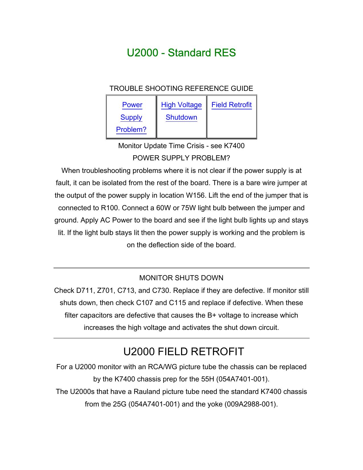 U2000 - Standard RES