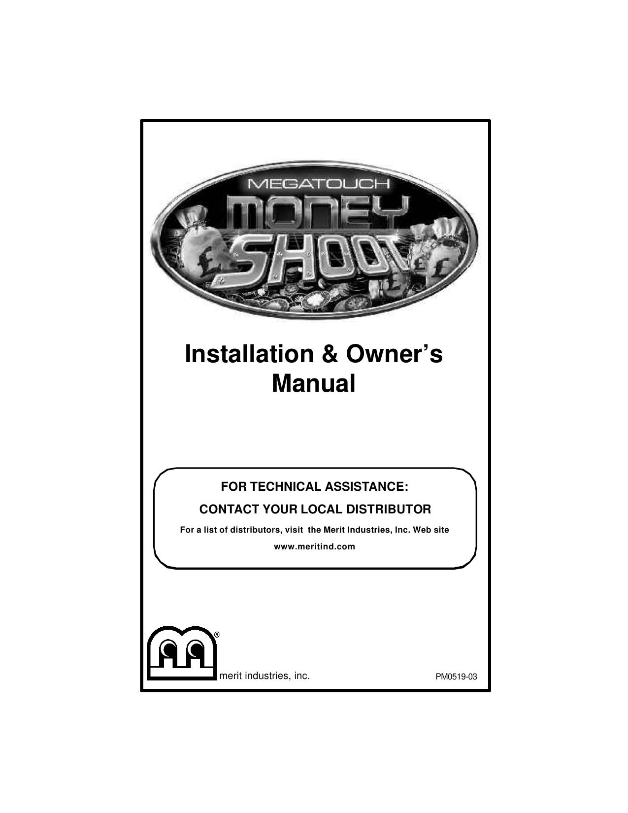 T:\HOWARDS\Manuals\Video\Megatouch\Money Shoot\PM0519-03 power entry.pmd