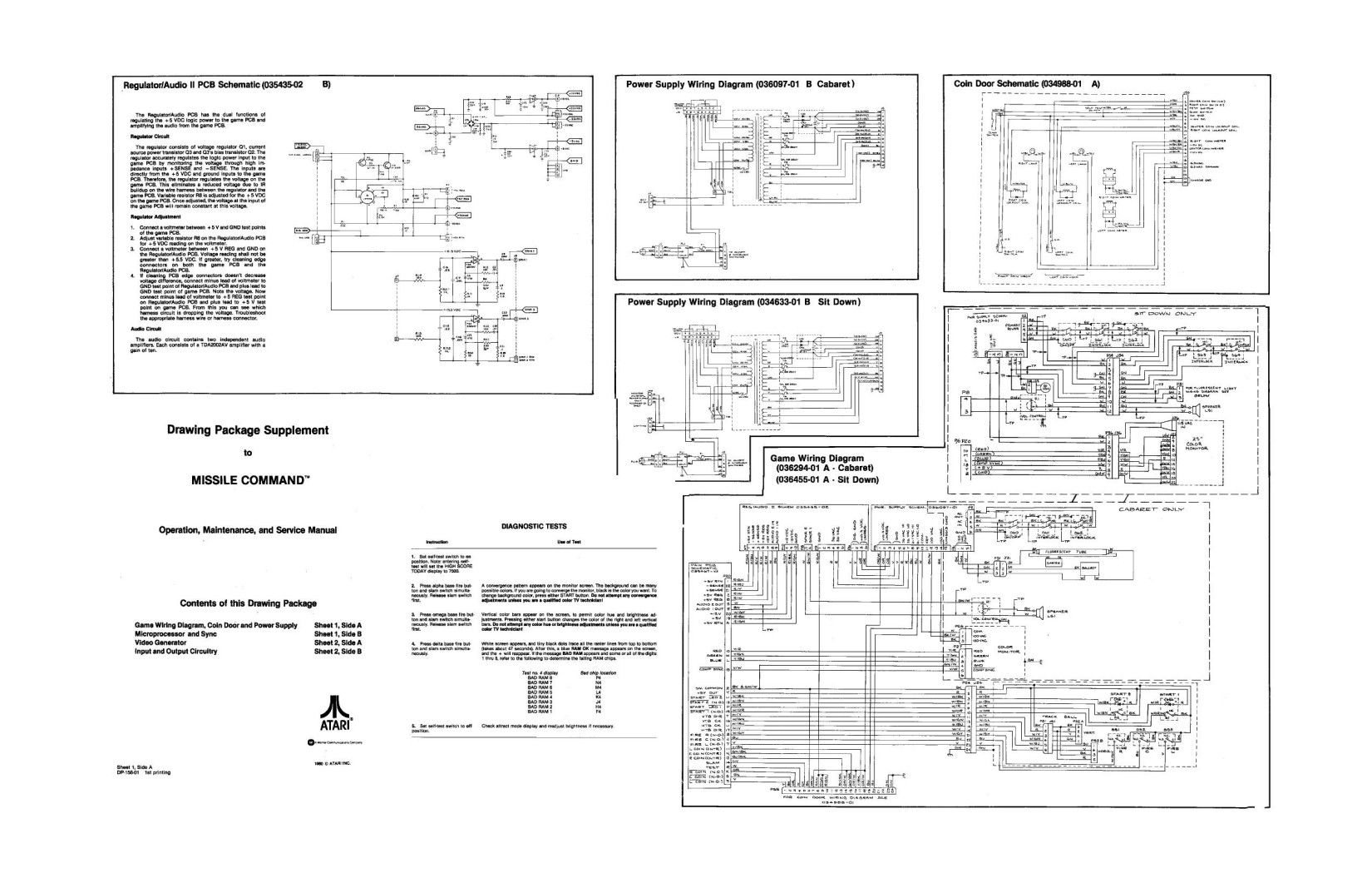 Missile Command Caberat DP-158 1st Printing