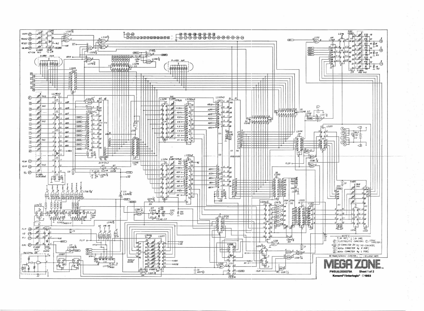 Mega Zone Schematics