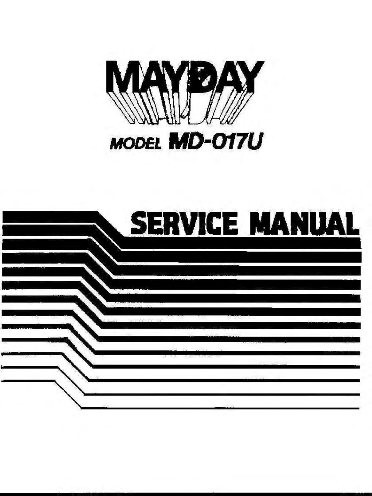 Mayday Service Manual (MD-017U)