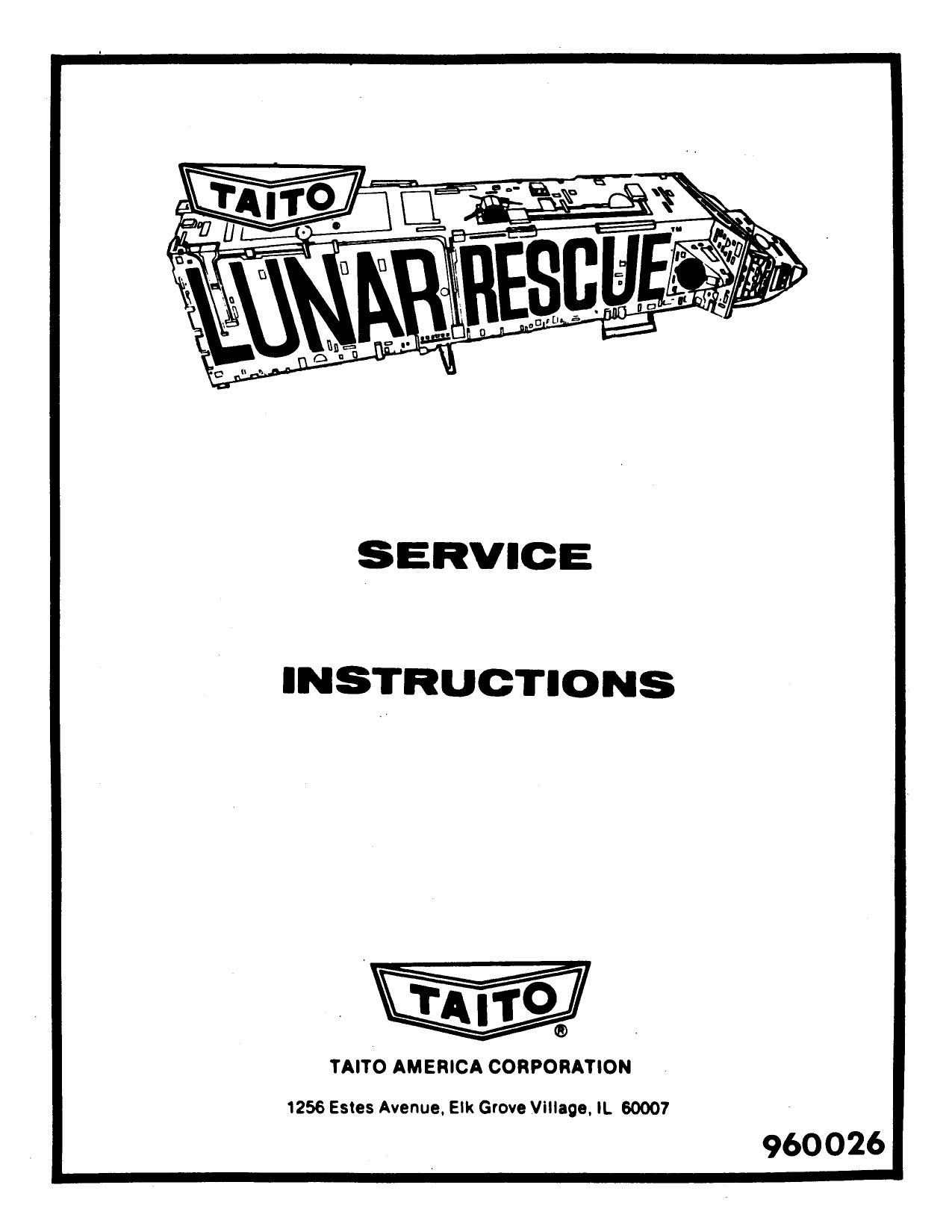 Lunar Rescue (Service Instructions) (U)