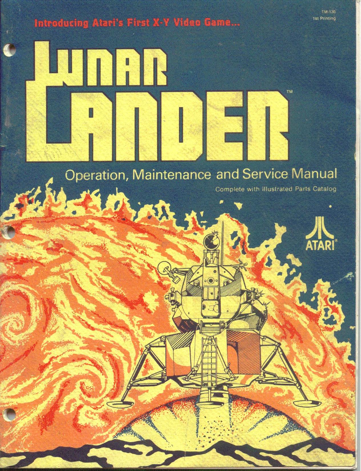 Lunar Lander (TM-136 1st Printing) (Op-Maint-Serv-Parts) (U)