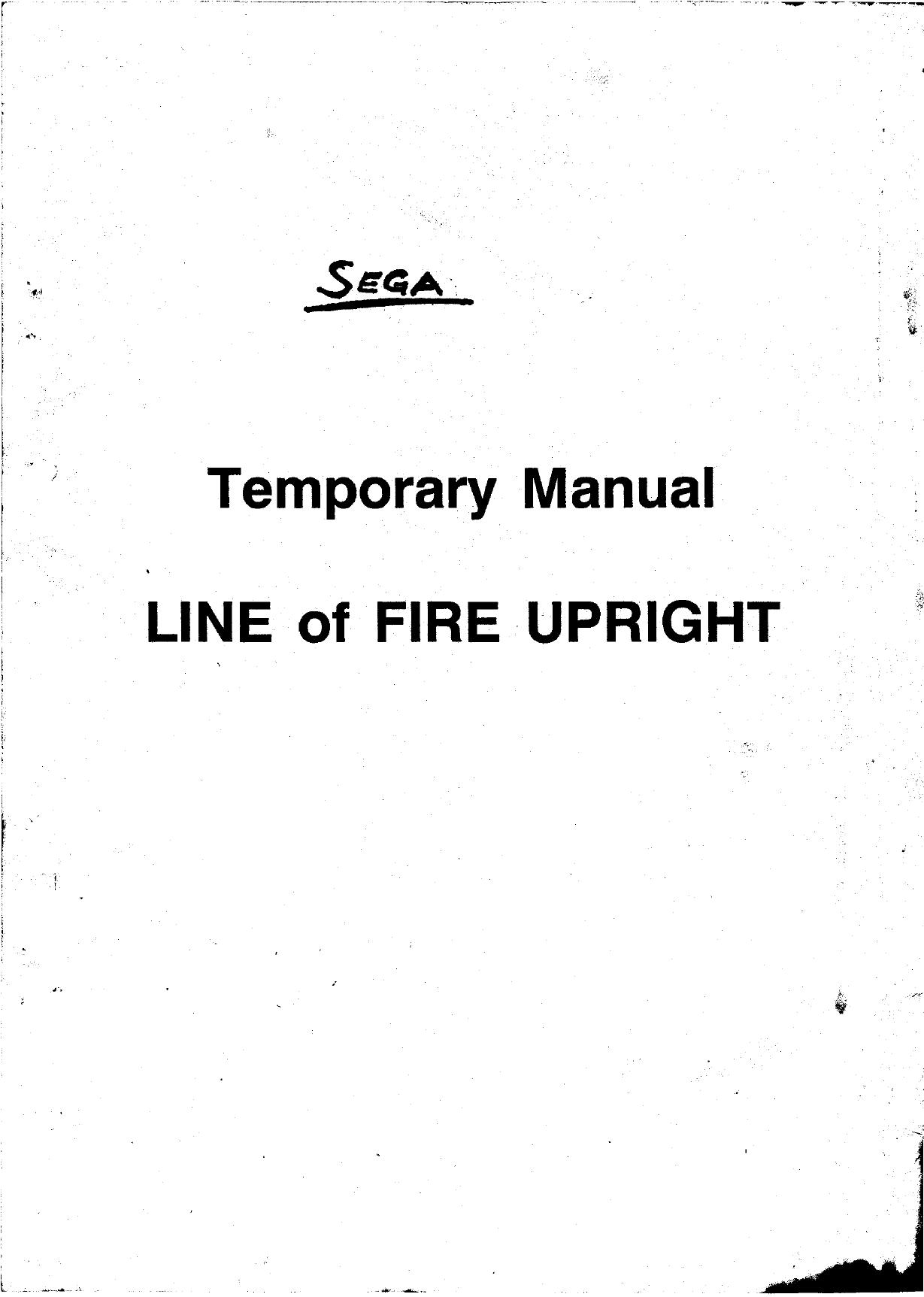 Line of Fire (Temporary Manual)