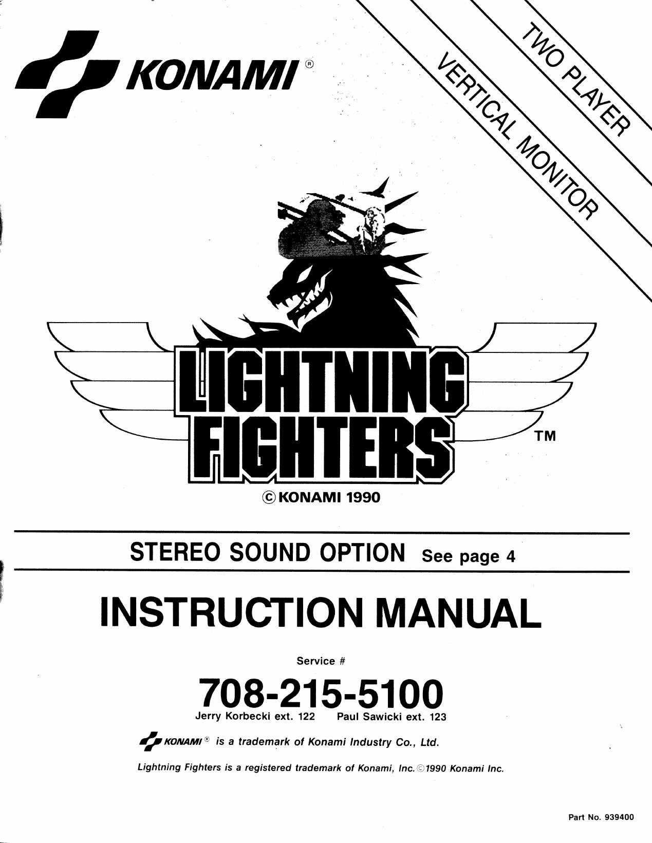 LightningFighters Manual