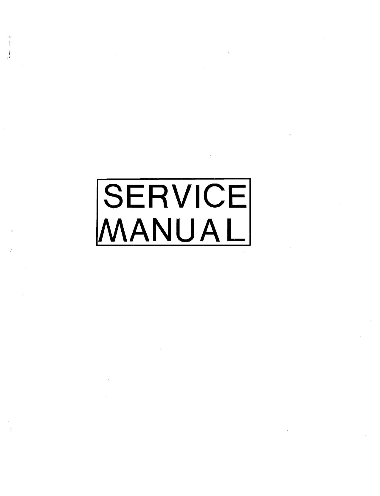 Knockout Service Manual