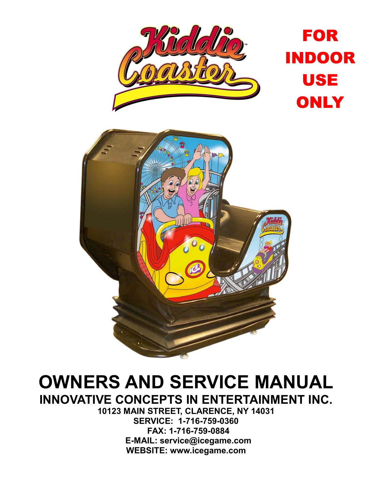 Kiddie Coaster Service Manual - 3-10-03.pub