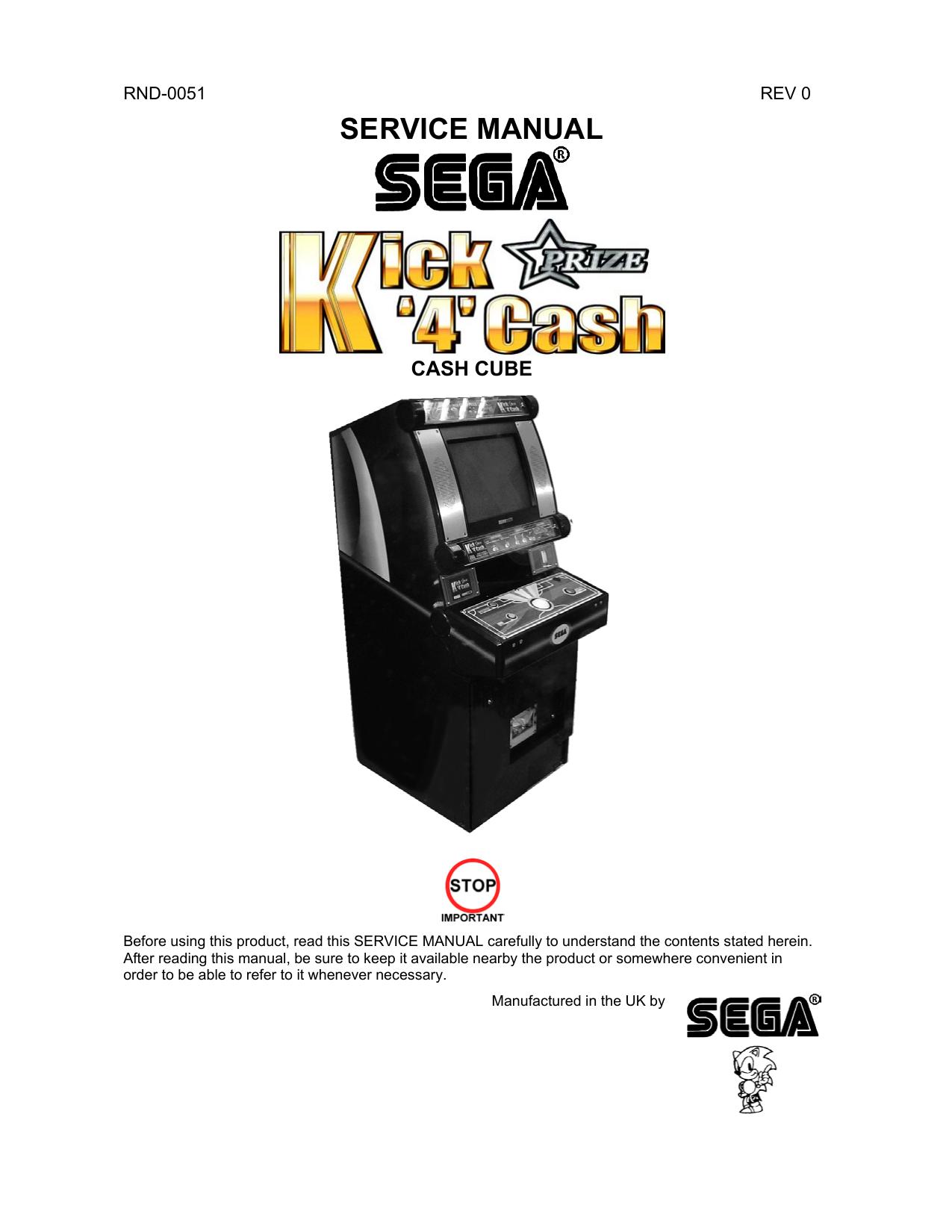 Microsoft Word - MANUAL-Cash Cube Kick 4 Cash Prize_Rev0.doc