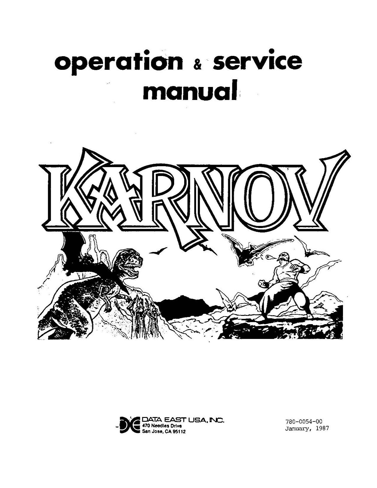 Karnov (Operation & Service) (U)