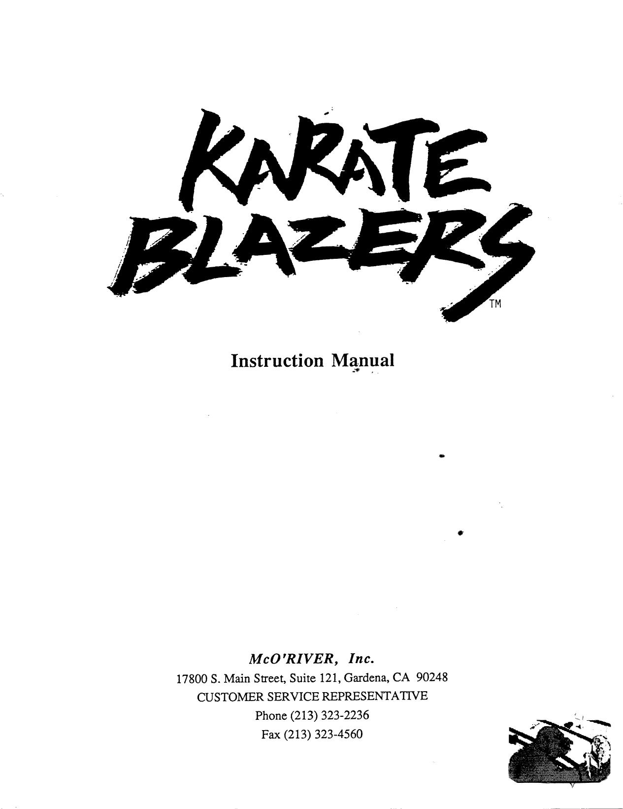 Karate Blazers.man