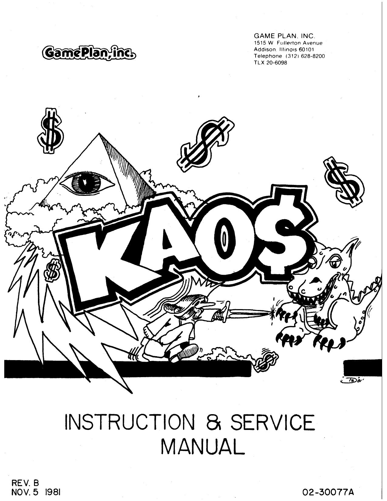 Kaos (Instruction & Service) (U)