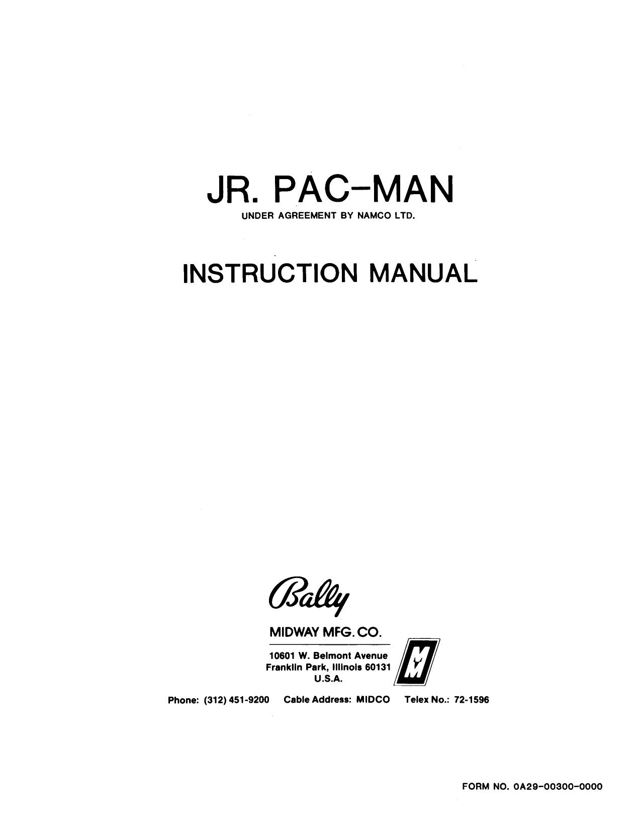 Jr Pac-man (Instructions) (U)