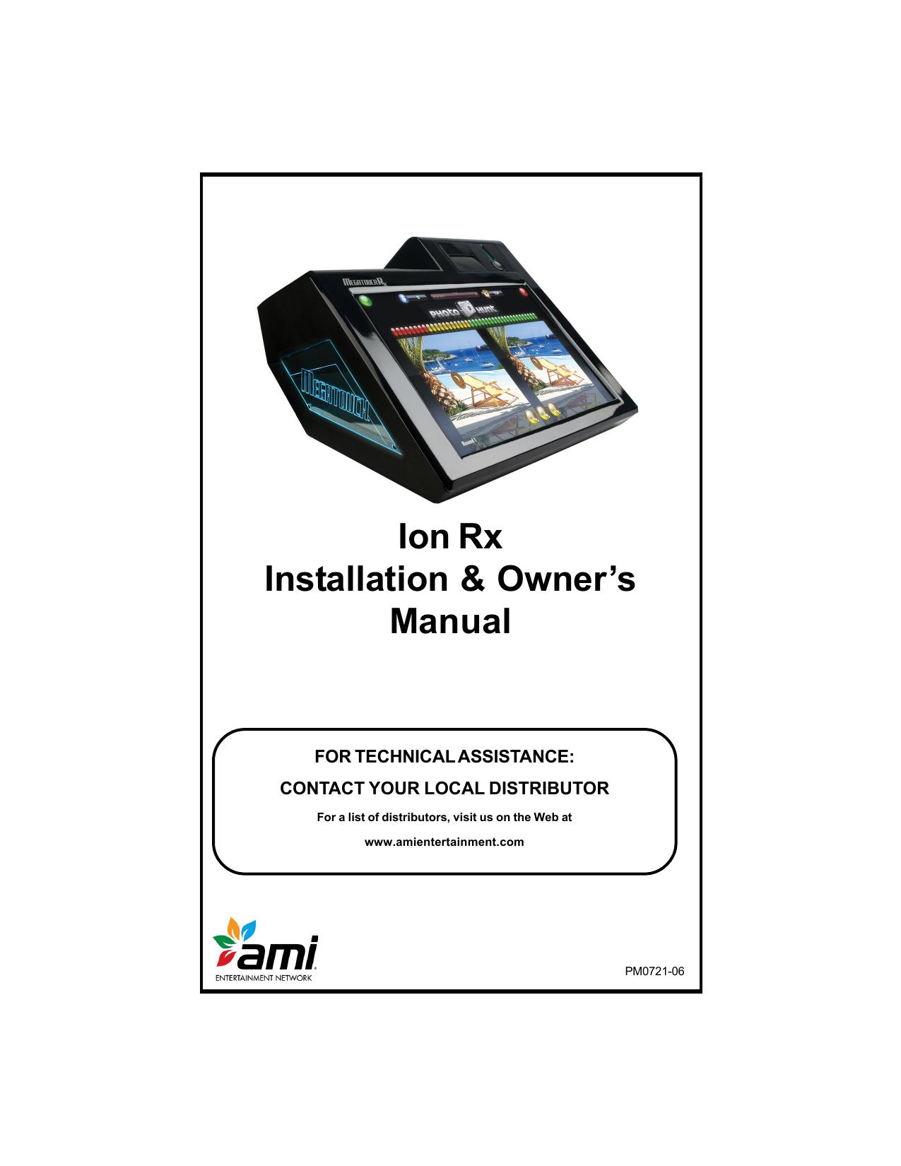 PM0721-06 Ion Rx owner's manual 2K10.5.pmd