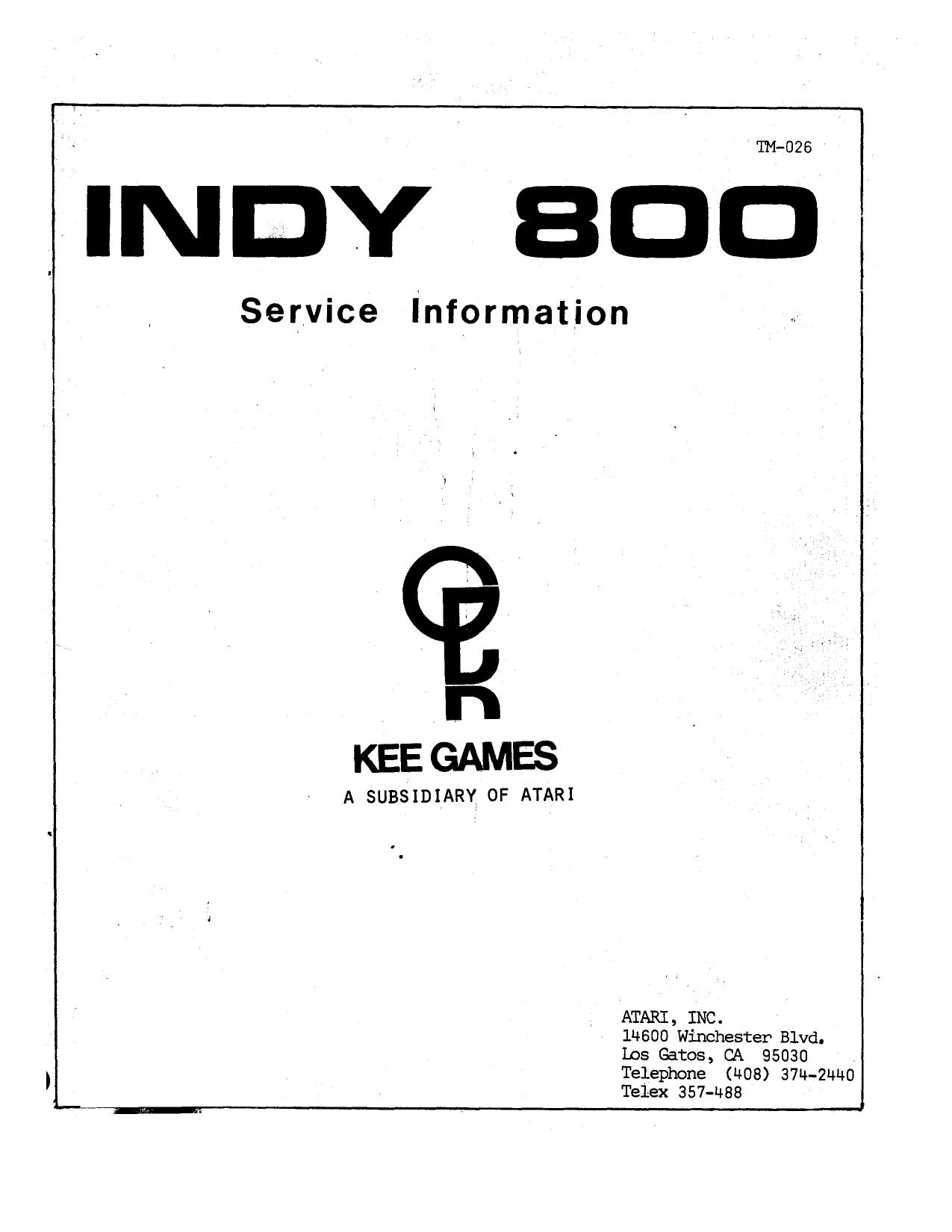 Indy 800 (TM-026) (Service) (U)