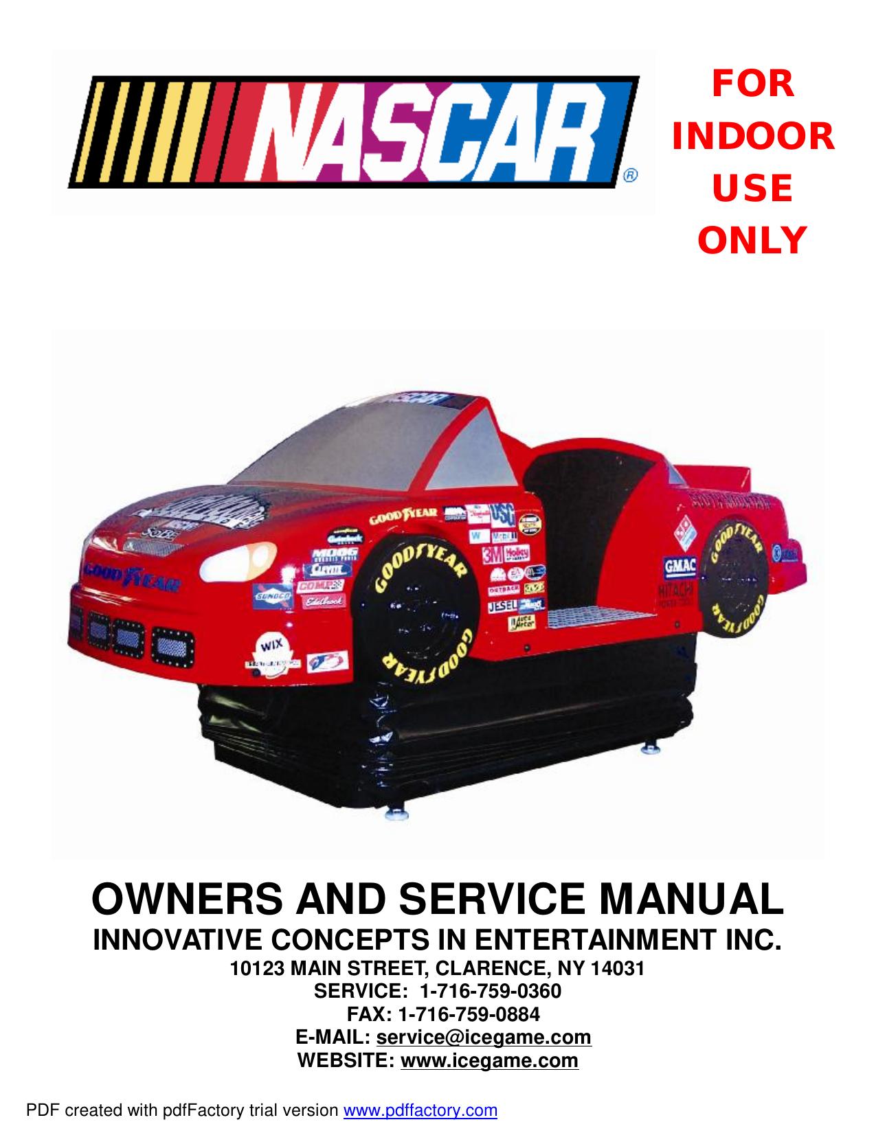 NASCAR Service Manual - 11-17-04.pub