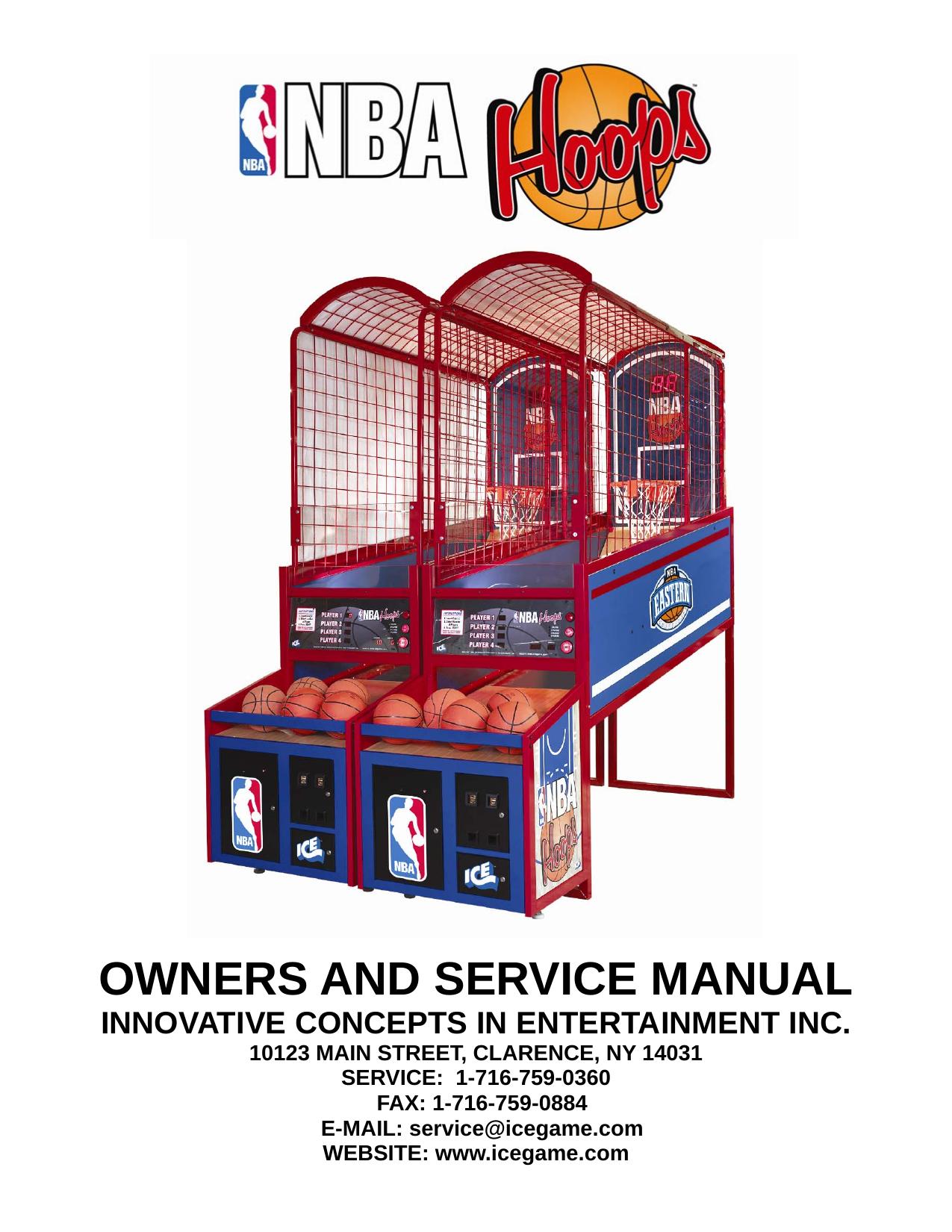 NBA Hoops Service Manual 1-4-05.pub