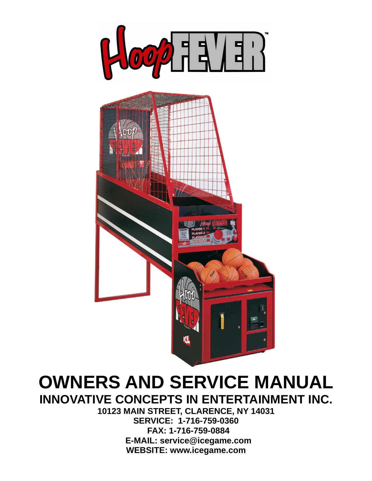 Hoop Fever Service Manual 1-5-05.pub