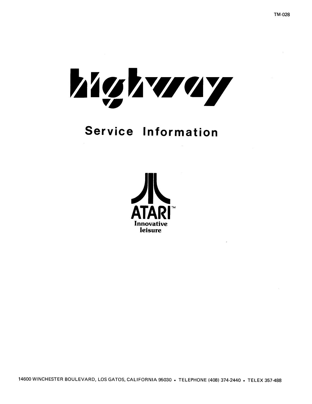 Highway (TM-028) (Service Info) (U)
