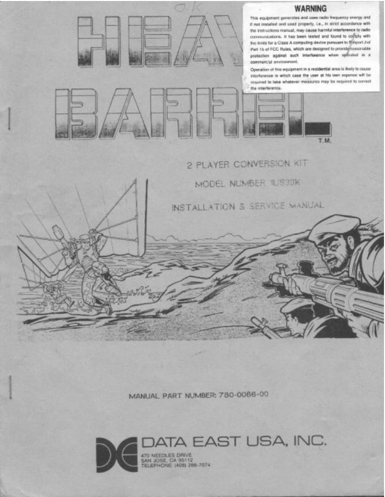 Heavy Barrel 2 Player Conversion Kit