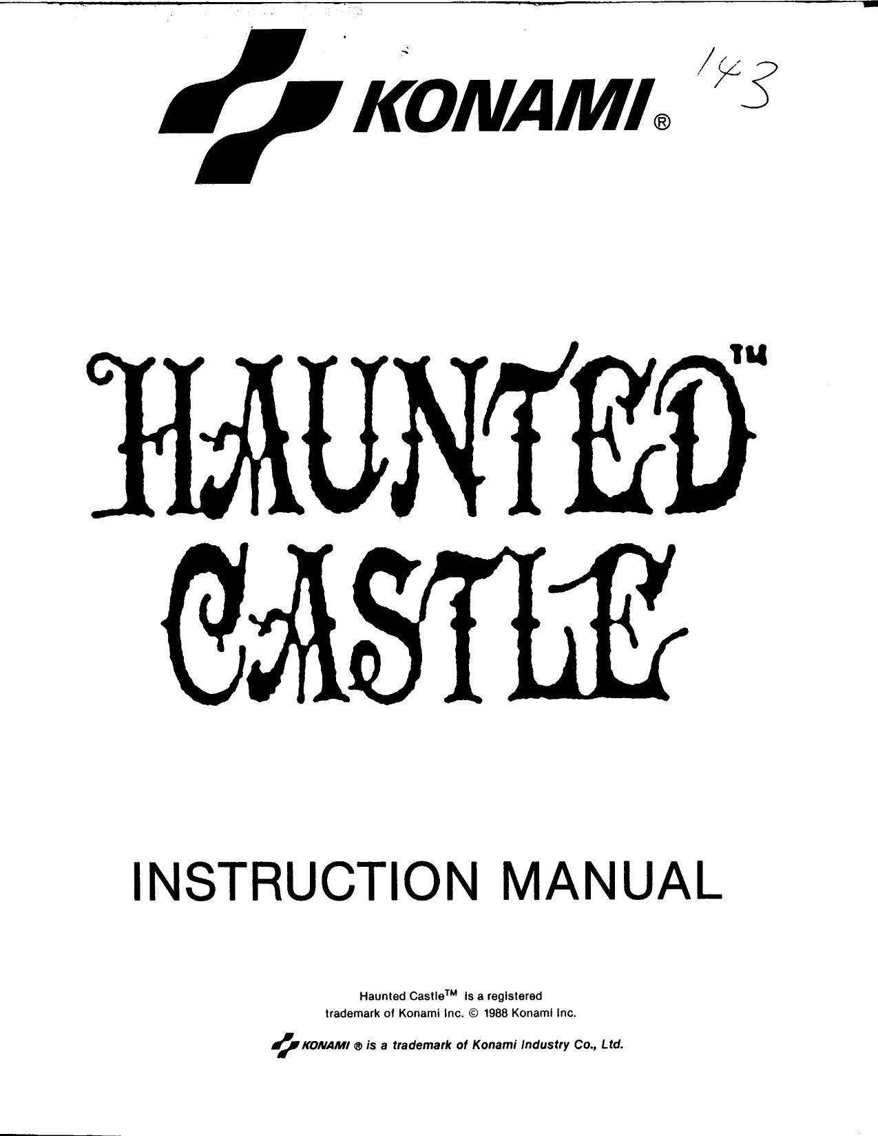 Haunted Castle (Instructions) (U)