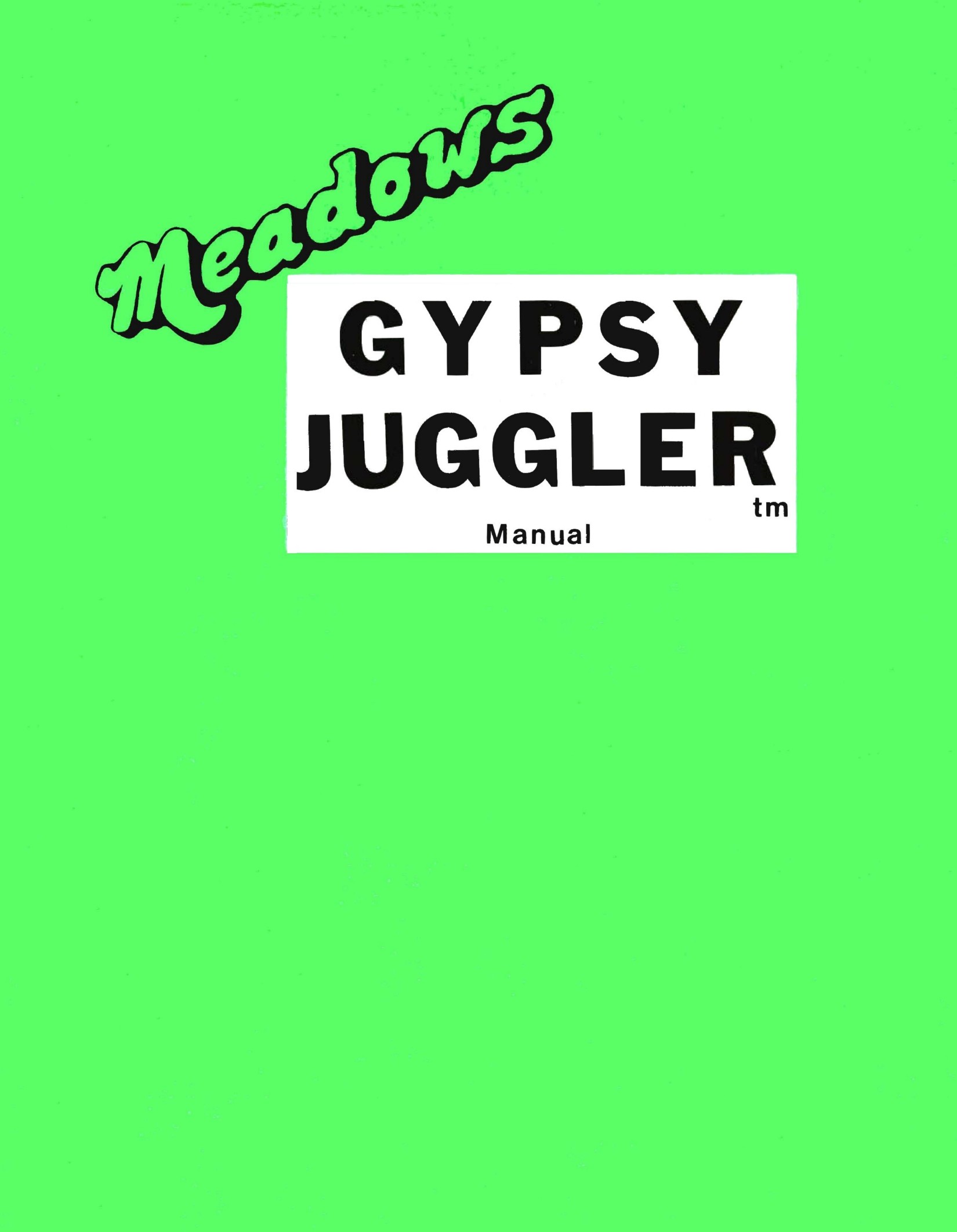 Gypsy Juggler.man
