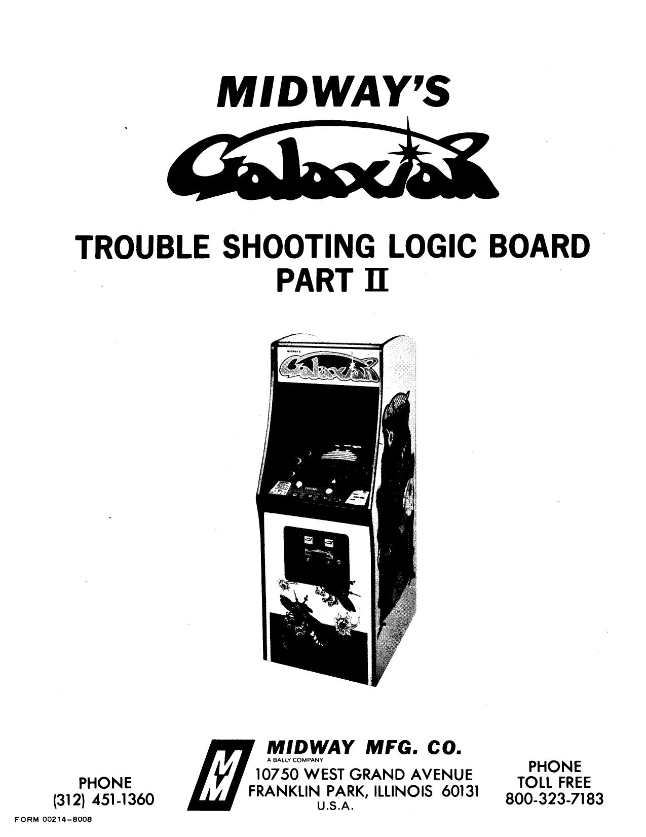 Galaxian Troubleshooting Guide Part 2